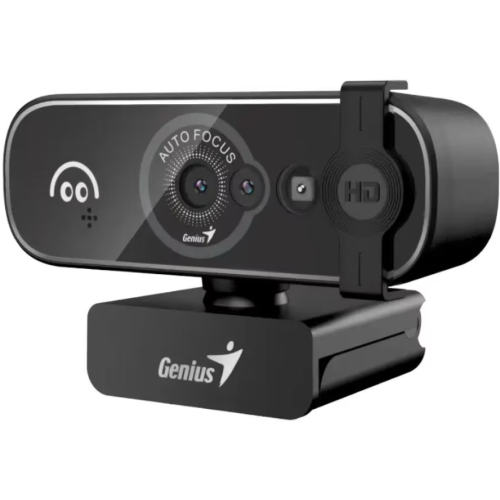 CAMERA WEB GENIUS  senzor 1080p Full-HD cu rezolutie video 1920x1080, FaceCam Open, microfon, auto focus, 82 grade view, cablu 1.5m, black 