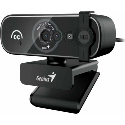 CAMERA WEB GENIUS  senzor 1080p Full-HD cu rezolutie video 1920x1080, FaceCam Open, microfon, auto focus, 82 grade view, cablu 1.5m, black 