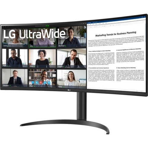 Monitor LED Curbat LG UltraWide 34WR55QK-B, 34inch, 3440x1440, 5ms GTG, Black