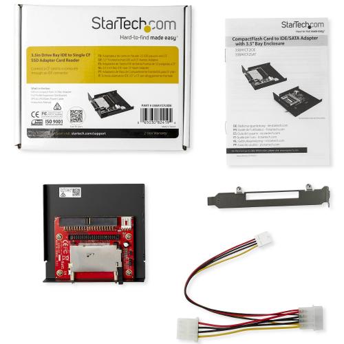 Card Reader intern Startech 35BAYCF2IDE CompactFlash, Black