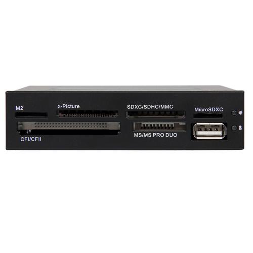 Card Reader intern Startech 35FCREADBK3, SD/micro SD CF, Black