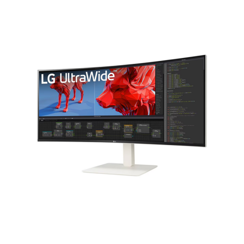 Monitor LED LG 38BR85QC-W, 38 inch, 3840x1600, 1 ms GtG, White