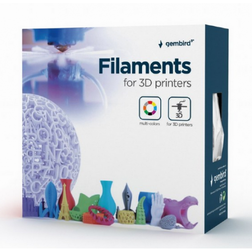 Filament Gembird 3DP-ABS1.75-02-G, ABS, 1.75mm, 0.6kg, Green