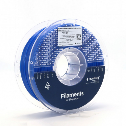Filament Gembird 3DP-ABS1.75HY-01-B, ABS, 1.75mm, 1kg, Blue