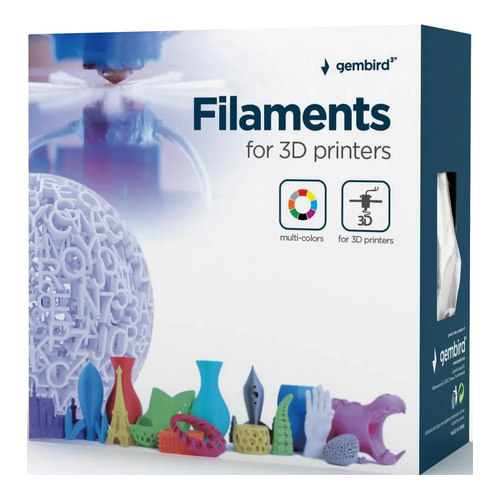 Filament Gembird 3DP-PLA3-01-O, PLA, 3 mm, 1 kg, Orange