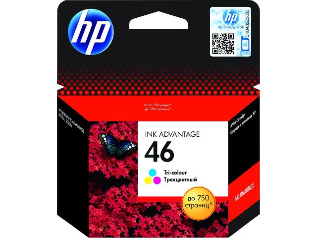 Cartus Cerneala HP 46 Color CZ638AE 