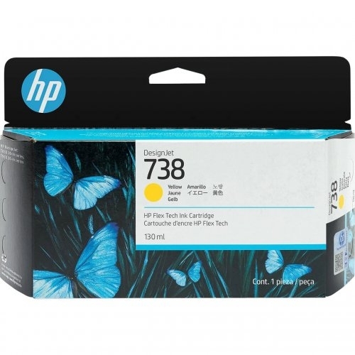 Cartus Cerneala HP 738 Yellow 498N7A 130ml