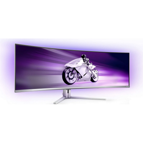 Monitor QD-OLED Curbat Philips 49M2C8900L, 48.9inch, 5120x1440, 0.03ms GTG, White