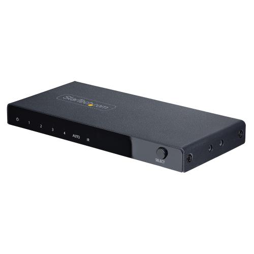 Switch HDMI Startech 4PORT-8K-HDMI-SWITCH, 4x HDMI (8K), 1x HDMI (4k), Black