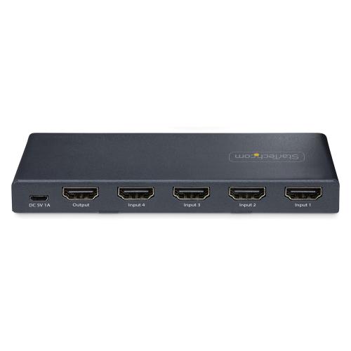 Switch HDMI Startech 4PORT-8K-HDMI-SWITCH, 4x HDMI (8K), 1x HDMI (4k), Black