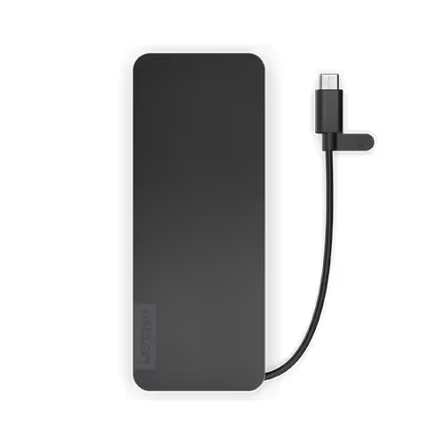Docking Station Lenovo USB-C Slim Travel Dock, Eclipse Black