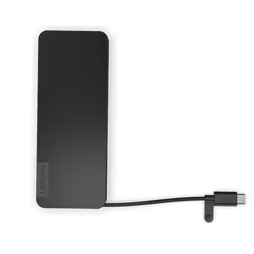 Docking Station Lenovo USB-C Slim Travel Dock, Eclipse Black