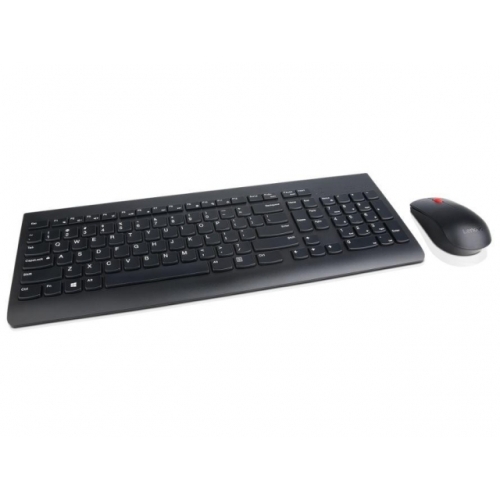 Kit Wireless Lenovo Essential - Tastatura, USB Wireless, Black + Mouse Optic, USB Wireless, Black