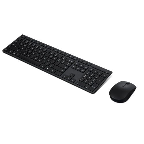 Kit Lenovo Professional Wireless Rechargeable Combo - Tastatura, USB Wireless/Bluetooth, Black + Mouse Optic, USB Wireless/Bluetooth, Black