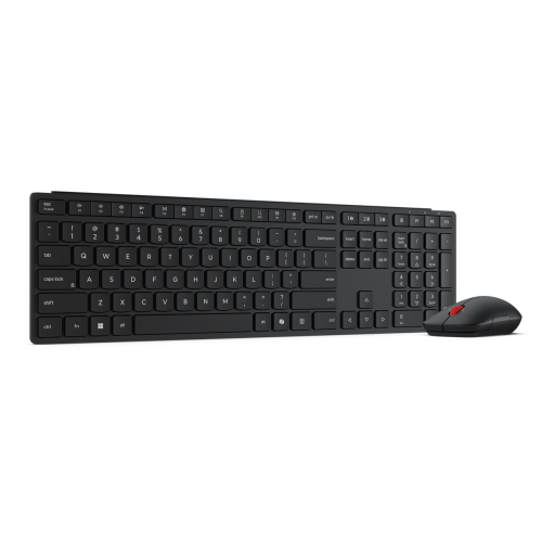 Kit Lenovo Multi-Mode Pro Combo - Tastatura, Bluetooth/USB Wireless, Black + Mouse Optic, Bluetooth/USB Wireless, Eclipse Black