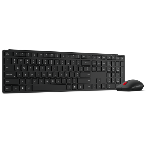 Kit Wireless Lenovo Multi-Mode Pro Combo - Tastatura, USB Wireless/Bluetooth, Eclipse Black + Mouse Optic, USB Wireless/Bluetooth, Eclipse Black