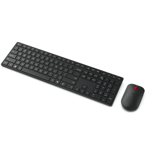 Kit Wireless Lenovo Multi-Mode Pro Combo - Tastatura, USB Wireless/Bluetooth, Eclipse Black + Mouse Optic, USB Wireless/Bluetooth, Eclipse Black