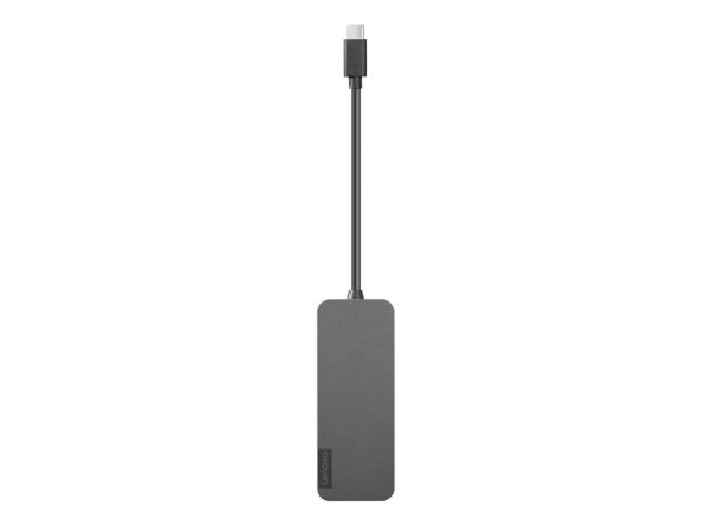 Hub USB Lenovo 4X90X21427, 4x USB 3.0, Iron Grey