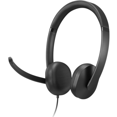 Casti cu microfon Lenovo VoIP 5000, USB-C/A, Black