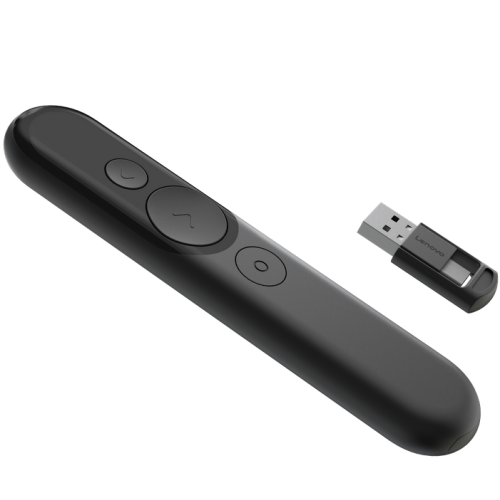 Presenter Laser Lenovo 4XW1S62315, USB Wireless, Black