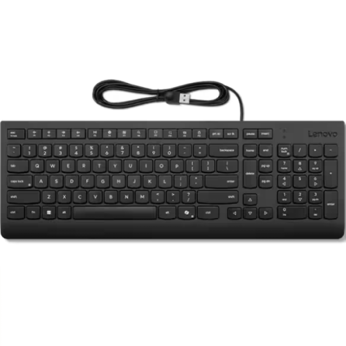 Tastatura Lenovo Essential Wired Keyboard, USB-A, Black
