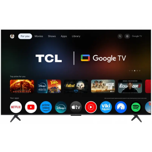 Televizor QD-Mini LED TCL Smart 50C61KS Seria C61KS, 50 inch, Ultra HD 4K, Black