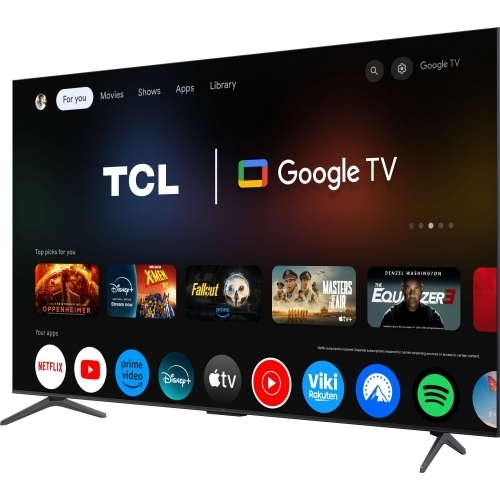 Televizor QD-Mini LED TCL Smart 50C61KS Seria C61KS, 50 inch, Ultra HD 4K, Black