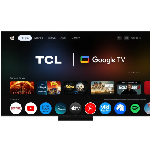 Televizor QD-Mini LED TCL Smart 50Q7C Seria Q7C, 50 inch, Ultra HD 4K, Black