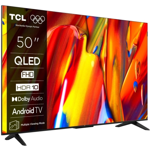 Televizor QLED TCL Smart 50V5C Seria V5C, 50 inch, Full HD, Black