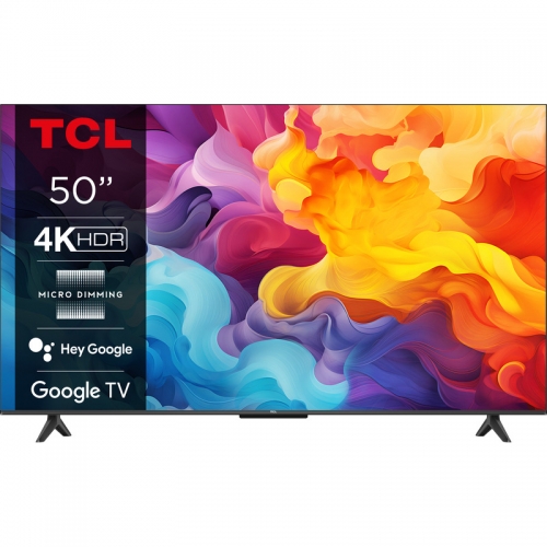 Televizor LED TCL Smart 50V6B Seria V6B, 50inch, Ultra HD 4K, Black