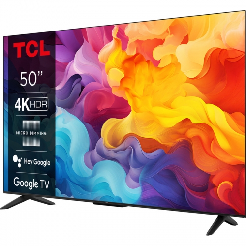 Televizor LED TCL Smart 50V6B Seria V6B, 50inch, Ultra HD 4K, Black