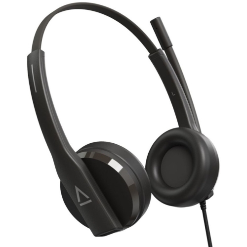 CREATIVE HS-230 Office Headset w/Noise-cancelling Mic, 3.5 mm AUX, USB Adapter