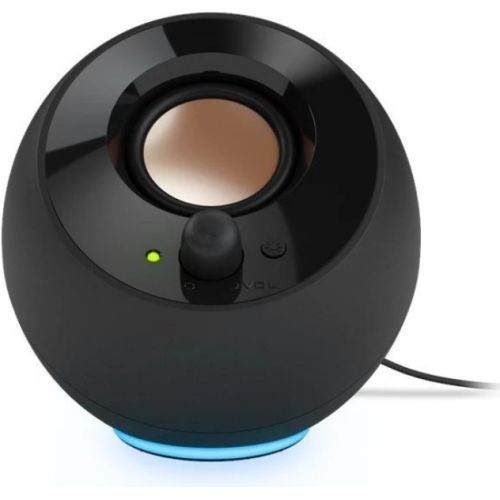 CREATIVE PEBBLE SE USB-C 2.0 Speakers w/Bluetooth 5.3, RGB Lighting, Aux, black