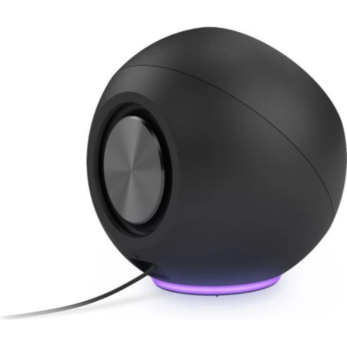 CREATIVE PEBBLE SE USB-C 2.0 Speakers w/Bluetooth 5.3, RGB Lighting, Aux, black