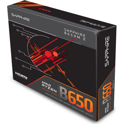 Placa de baza Sapphire B650M-E, AMD B650, Socket AM5, mATX