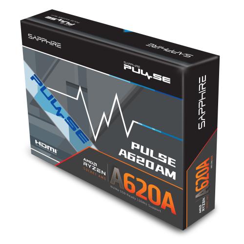 Placa de baza Sapphire A620AM, AMD A620A, Socket AM5, mATX