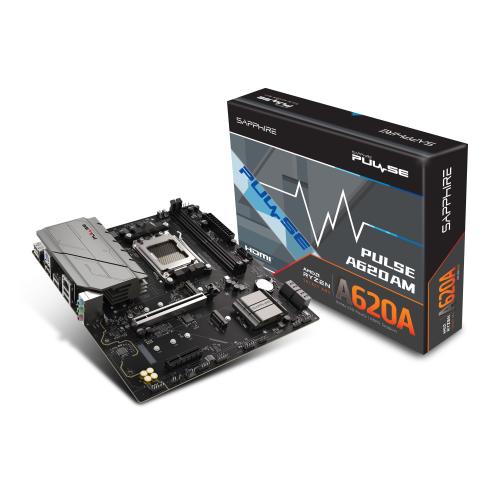 Placa de baza Sapphire A620AM, AMD A620A, Socket AM5, mATX