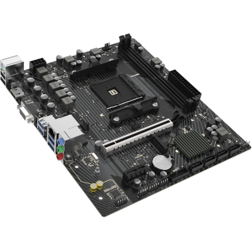 Placa de baza Sapphire A520M-E, AMD A520, Socket AM4, mATX