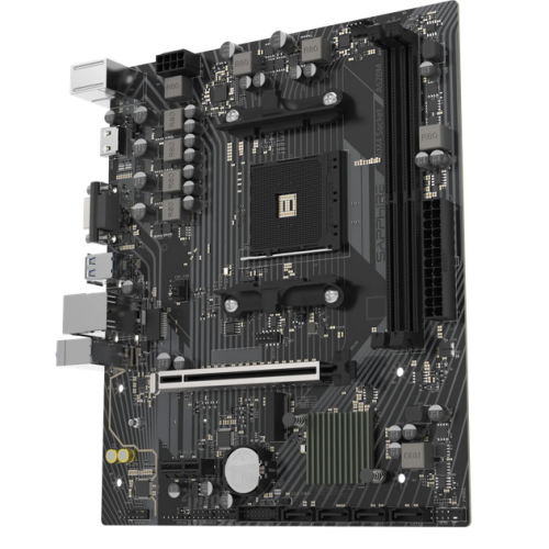 Placa de baza Sapphire A520M-E, AMD A520, Socket AM4, mATX