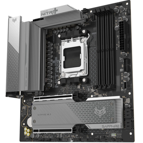 Placa de baza Sapphire NITRO+ B850M WIFI, AMD B850, Socket AM5, mATX