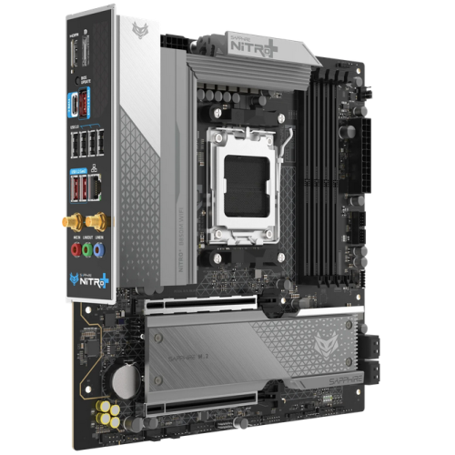Placa de baza Sapphire NITRO+ B850M WIFI, AMD B850, Socket AM5, mATX