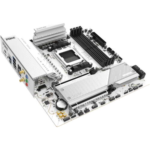 Placa de baza Sapphire PURE B850M WIFI, AMD B850, Socket AM5, mATX