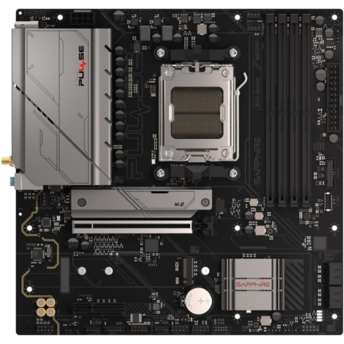 Placa de baza Sapphire PULSE B850M WIFI, AMD B850, Socket AM5, mATX