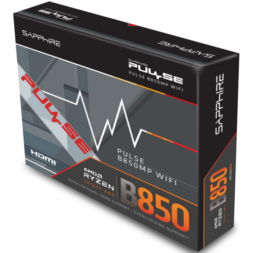 Placa de baza Sapphire PULSE B850M WIFI, AMD B850, Socket AM5, mATX