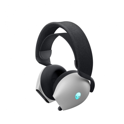Casti cu microfon Dell Alienware AW720H, USB Wireless/3.5mm jack, Lunar Light