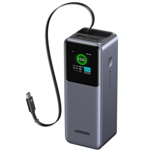 Baterie portabila Baseus Ugreen PB726, 20000 mAh, 1 x USB-A, 2 x USB-C, Gray