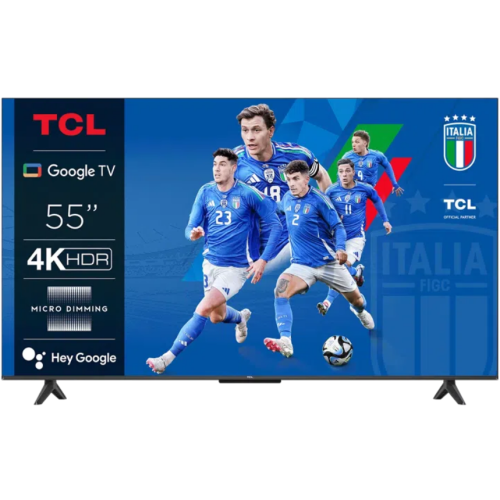 Televizor LED TCL Smart 55P61B Seria P61B, 55 inch, Ultra HD 4K, Black