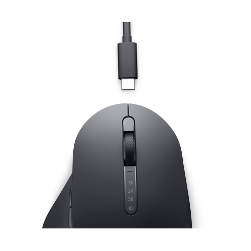 Mouse Optic Dell Premier Rechargeable MS900, USB Wireless/Bluetooth, Graphite