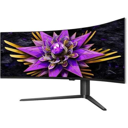 Monitor QD-Mini LED Curbat TCL 57R94, 57 inch, 7680 x 2160 pixeli, 1 ms GTG, Black-White