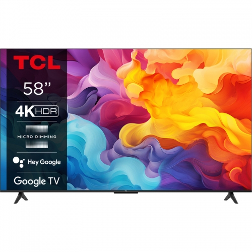 Televizor LED TCL Smart 58V6B Seria V6B, 58inch, Ultra HD 4K, Black